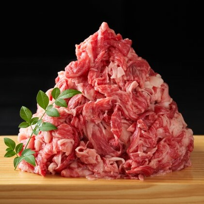 定期便 6ヶ月 牛肉 A4～A5 切り落とし 合計1000g 博多和牛（500g×2p）肩ロース 赤身 バラ カルビ 小分け 大好評につき継続！6回 配送不可：離島