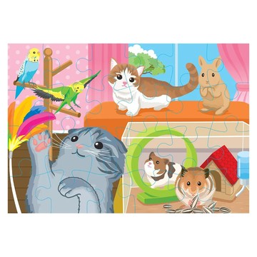 KUMON 3-1系列 動物拼圖  2.5歲以上  Step 3  1盒