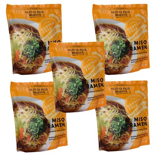 小林生麺　GFインスタント味噌ラーメン　5袋セット　小麦不使用 乳不使用 卵不使用 アレルギー対応食品