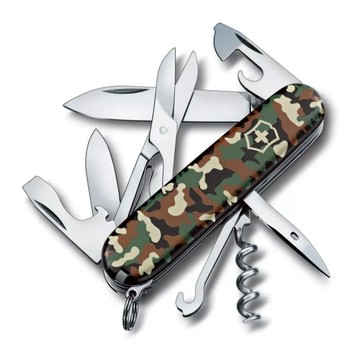 【Victorinox 瑞士維氏】瑞士刀 CLIMBER 15用 91mm-迷彩(1.3703.94)【墊腳石】