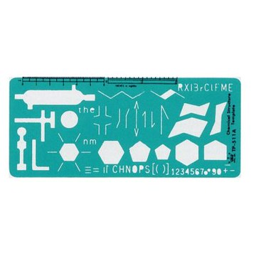 【徠福】化學符號定規 / 片 TP-511A