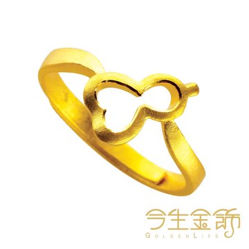 【今生金飾】福祿圓滿戒(純黃金戒指)