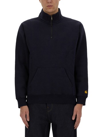 carhartt wip half zipper sweatshirt