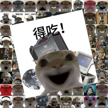 精選好物🌈三角洲行動猛攻鼠得吃貓表情包貼紙搞笑沙雕趣味電腦diy貼畫