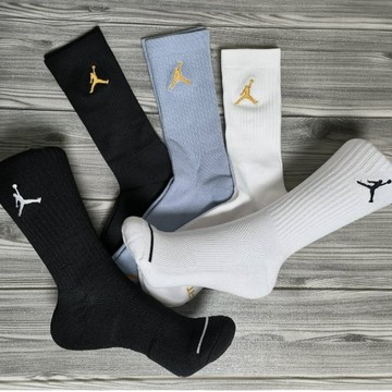 【other more 特選潮流】正品公司貨NIKE Jordan EverydayMax 黑標 厚底透氣運動長襪 3入