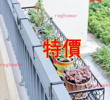 限時特價】多肉花架 歐式鐵藝欄桿 花架子 防盜窗護欄壁掛懸掛式花盆架陽臺客廳四面滿花紋 更安全！加粗 加固 更承重！