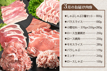 THE HOUBOQ 豚肉定期便冷凍庫泣かせのお肉大満喫セット HB-128