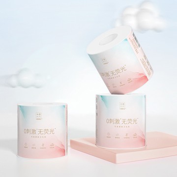 +的意義白色27卷4層整箱家用有芯卷筒紙嬰兒專用餐巾紙擦手紙巾