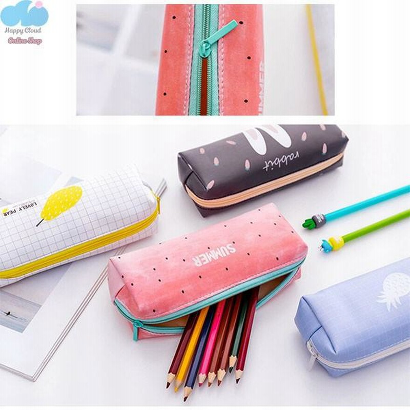 ペンケース おしゃれ 筆箱 男子 女子 メンズ レディース レザー Pu革 小物入れ 文房具 学校 通学 通勤 小学生 中学生 子供 男女兼用 シンプル かっこいい 可愛い 通販 Lineポイント最大get Lineショッピング