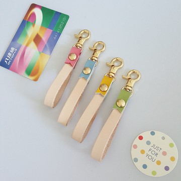 可刻字 真皮钥匙圈 生日礼物 毕业 客制礼物 限时促销