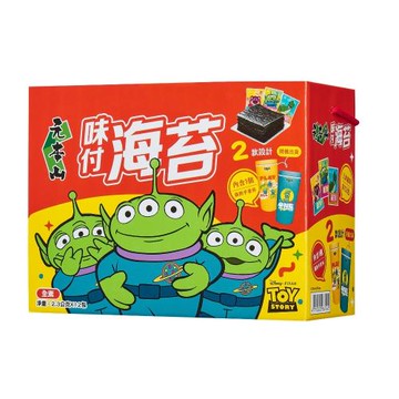 【元本山】玩具總動員系列味付海苔禮盒