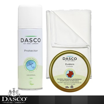 英國伯爵DASCO 防水防污劑200ml+皮革防水保養油100ml