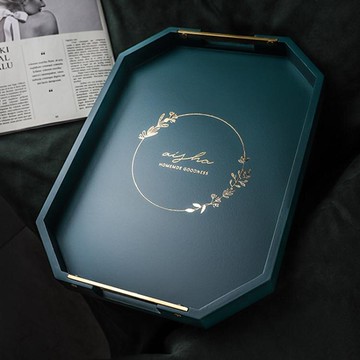 瓷木一道北歐ins家用茶盤果盤木質托盤輕奢創意茶幾茶杯收納盤子 雙11全館免運