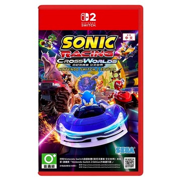 Nintendo 任天堂 SWITCH 索尼克賽車 交叉世界：Nintendo Switch 2 Edition  單一商品