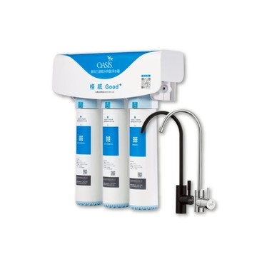 高效三道軟水抑菌淨水器 龍頭-玄武黑