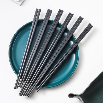 合金筷子家用防滑防霉耐高溫不發霉商用高顏值家庭2021新款中式