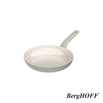 【BergHOFF貝高福】Balance陶瓷塗層不沾鍋系列 單柄平底鍋24cm(BHBL-F24-SA)_鼠尾草綠
