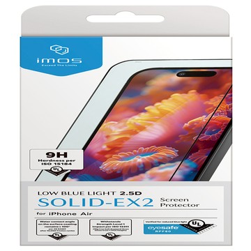 imos EX 2低藍光玻璃保護貼(iPhone Air)