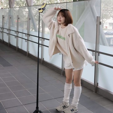 三腳快開棒 藍牙自拍棒 皓月白