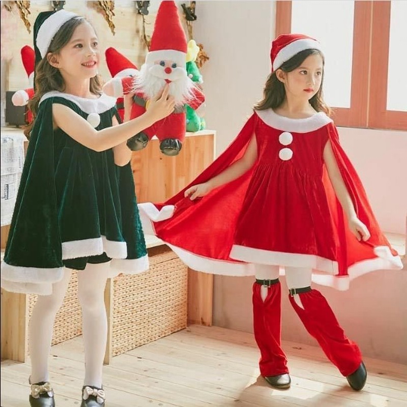 クリスマス コスプレ サンタコスチューム キッズ コスプレ衣装 サンタクロース 女の子 ワンピース 学園祭 パーティー OBuCUrStmB,  キャラクター衣装 - pci.edu.pe