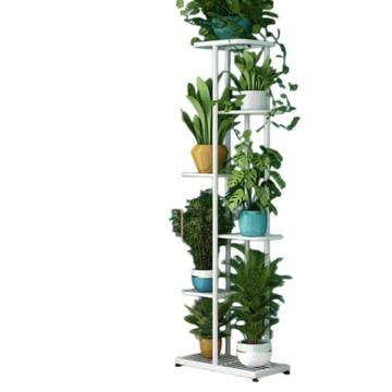 各式花架 YIMI 依米 銹鐵藝植栽架 鐵藝花盆架 花架階梯式 多層落地花架 鐵藝花台置物架 盆栽展示架