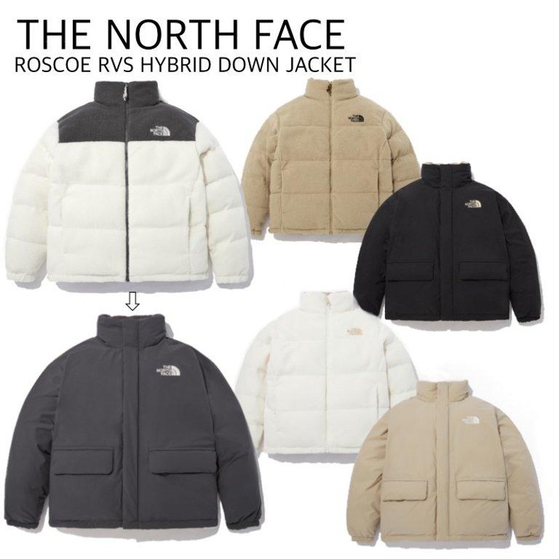 THE NORTH FACE ROSCOE RVS HYBRID DOWN JACKET ロスコリバーシブル