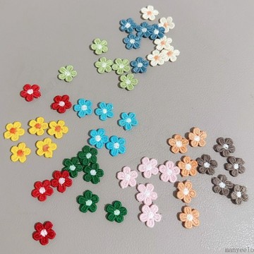 💥刺繡小花💖迷你刺繡貼布 綉刺繡貼布 補丁貼 修補貼 diy 縫補貼 刺繡布貼 電繡貼