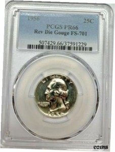 アンティークコイン NGC PCGS Washington Silver Proof Quarter PR66 REV DIE GOUGE Variety Coin FS-701