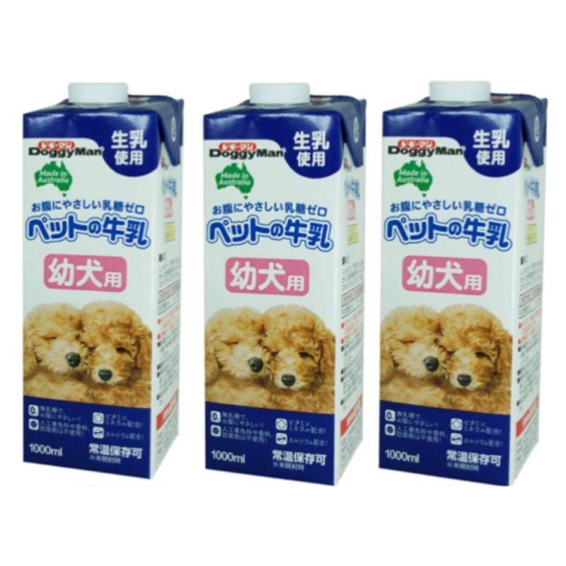 ドギーマン ペットの牛乳 幼犬用 1000ml×3個セット