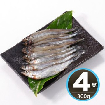 【華得水產】加拿大爆卵柳葉魚4包組(300g/包)
