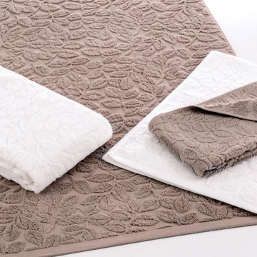 日本今治認證 緹花立體織面浴巾 單入 小花紅