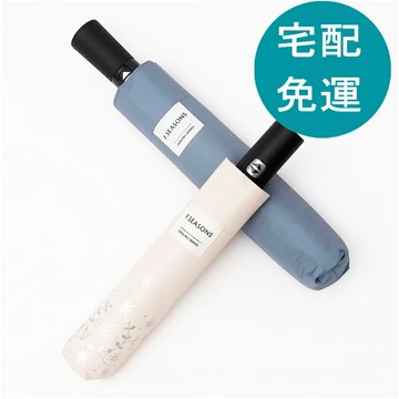 [COSCO代購6] D150560 F-SEASONS 降溫省力自動傘兩入 43吋 + 46吋 米色 霧藍色