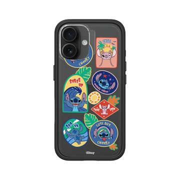 iPhone 16 Mod NX 黑 - 迪士尼-史迪奇 Disney Stitch - 貼紙系列-夏威夷紀念