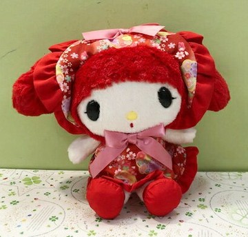 【震撼精品百貨】My Melody 美樂蒂 Sanrio 美樂蒂絨毛娃娃-20公分#09249 震撼日式精品百貨