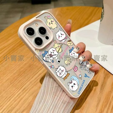可愛吉伊卡哇磁吸透明手機殼iPhone 17 16 15 14 13 12 11 Pro Max XR 8p i7保護殼