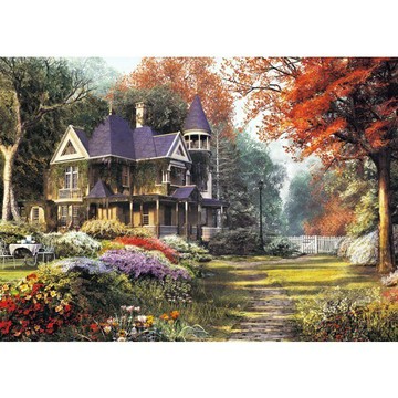 【拼圖貓】HC - 名家創作系列-維多利亞花園 台灣製 520片 夜光拼圖  520-016P