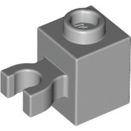 [必買站] 變形磚 1x1 with Clip Vertical 30241 淺灰色 4533772