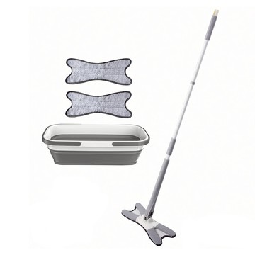 Life 極方便免手洗乾濕兩用拖把折疊水桶組 1組 拖把桿尺寸:約127cm 底板尺寸:約37 x 15cm 包裝尺寸: 72...  拖把桿尺寸:約127cm 底板尺寸:約37 x 15cm 包裝尺寸: 72.5 x 32 x 34cm