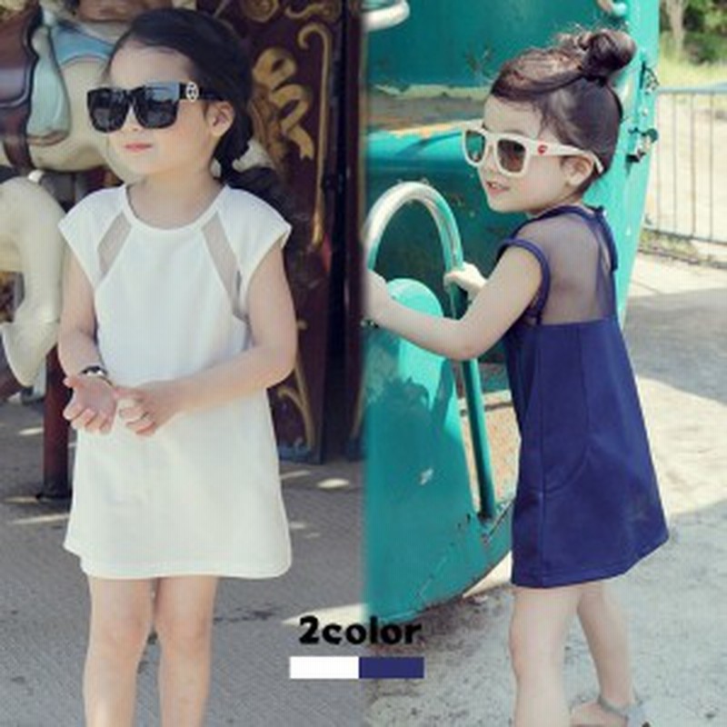 送料無料tシャツワンピース ノースリーブ 膝丈 Tシャツ ミディア 女児 女の子 キッズワンピ 子供ワンピース キッズ服 子供服 レース切り 通販 Lineポイント最大1 0 Get Lineショッピング