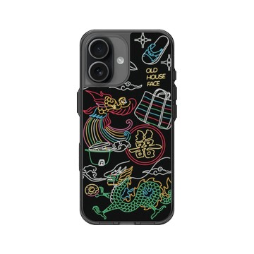 iPhone 17 Clear (相機按鈕) 酷墨灰 - 老屋顏 Old House Face - 台灣霓虹