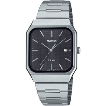 CASIO 卡西歐 復古造型 金屬材質 防水50M MTP-B185D-1A 黑