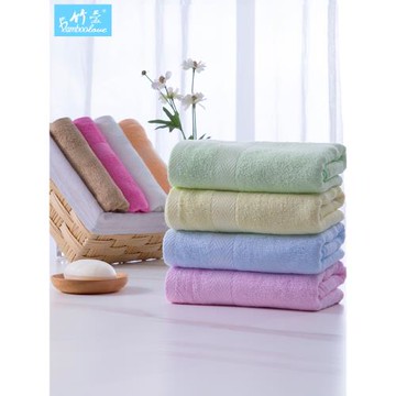 8條竹愛竹纖維毛巾比純棉吸水不掉毛洗臉美容家用竹炭男士大毛巾