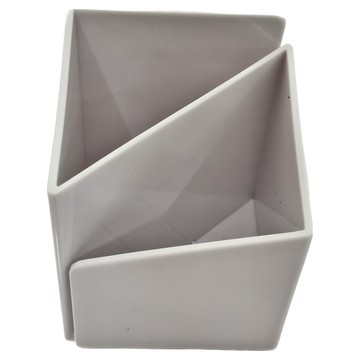 ABEL 力大牌 轉角筆筒 03516  白色  1個