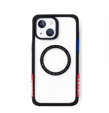 Telephant 太樂芬 EPI 水波紋抗污防摔手機殼 黑OG iPhone 15 / 15Plus 【愛瘋潮】