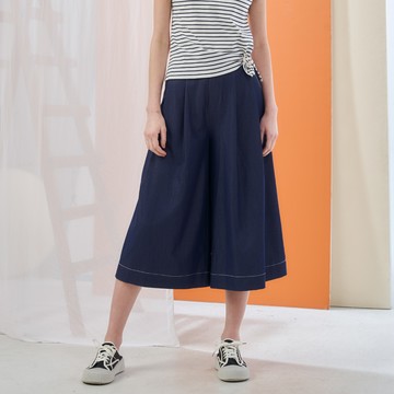 CLL巧玲瓏 涼感天絲單釦褲裙 7322905