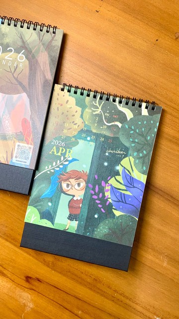 【Huishinstudio 】原創2026桌曆-贈耶誕明信片任一款