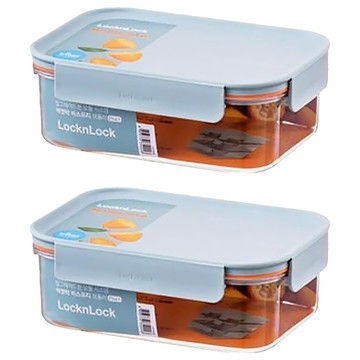 LocknLock 樂扣樂扣 Bisfree Modular Plus長方形保鮮盒  2個