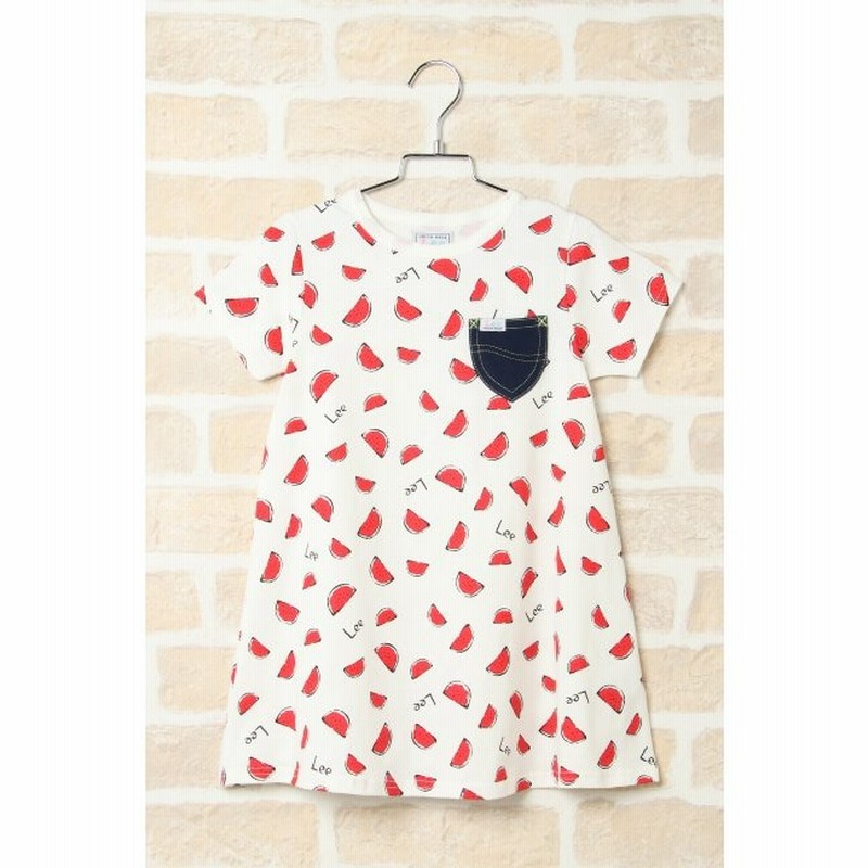 イッカ Ikka キッズ Lee スイカ柄ワンピース 110 140cm 通販 Lineポイント最大1 0 Get Lineショッピング