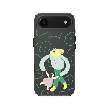 iPhone Air Clear (相機按鈕) 酷墨灰 - 包大山 Baozi - 一起跳舞吧