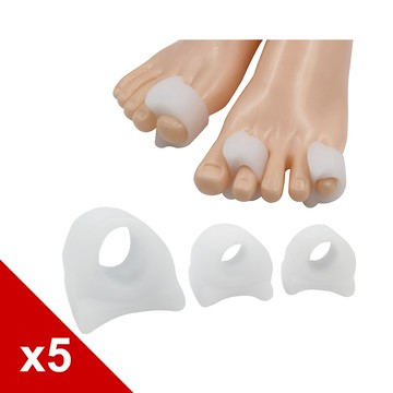 糊塗鞋匠 優質鞋材 J18 拇趾間隔環套 5雙